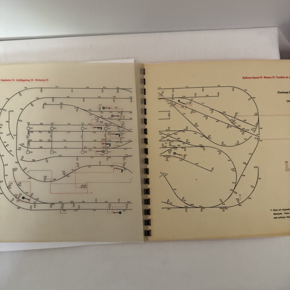 Vintage Marklin HO Gauge Track Layout Plans Book 0329 Model Train Catalog 1960s - Picture 6 of 6